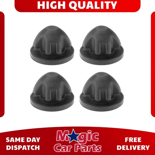 Engine cover trim rubber - 4x,